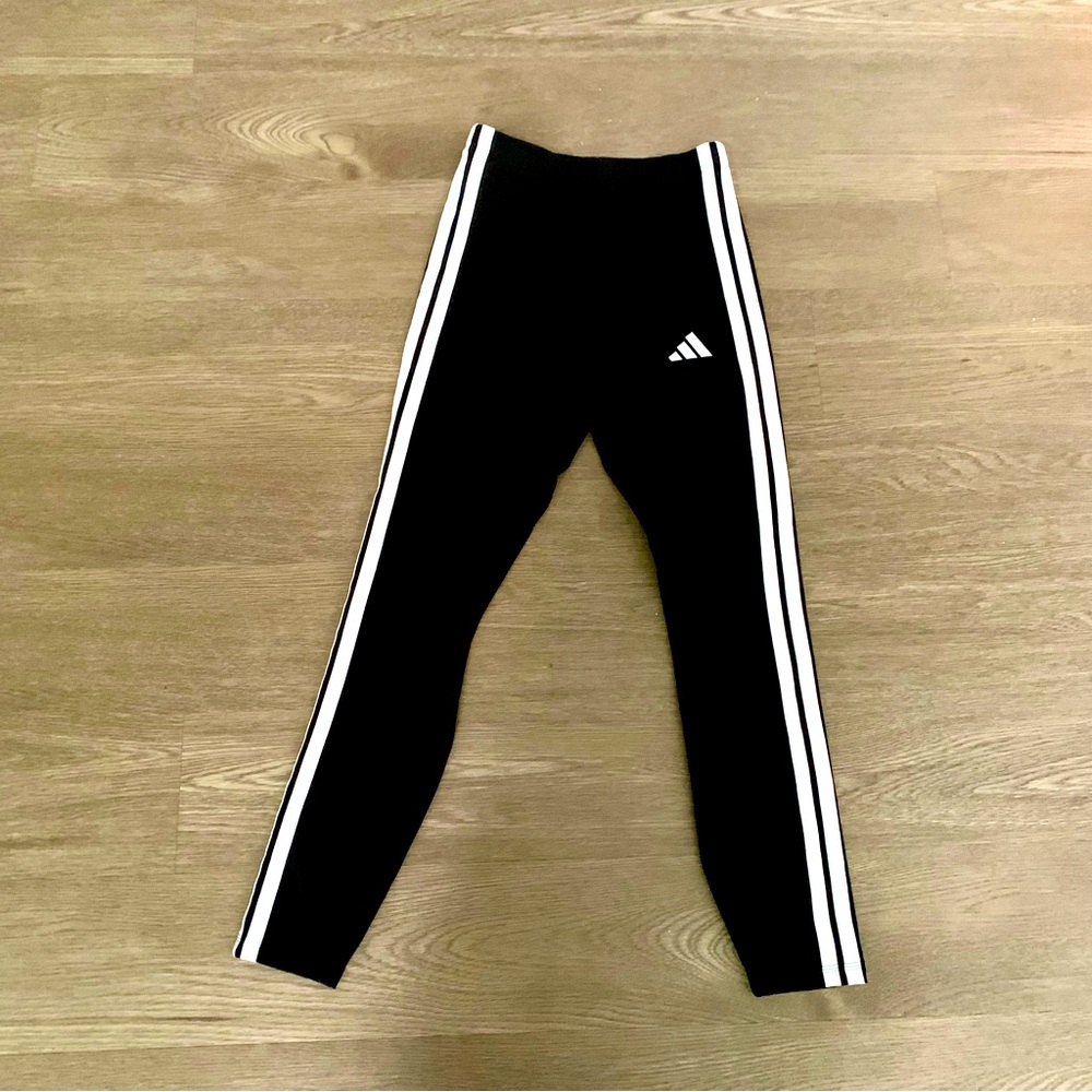 Adidas Essentials 3-Stripe Cotton Leggings